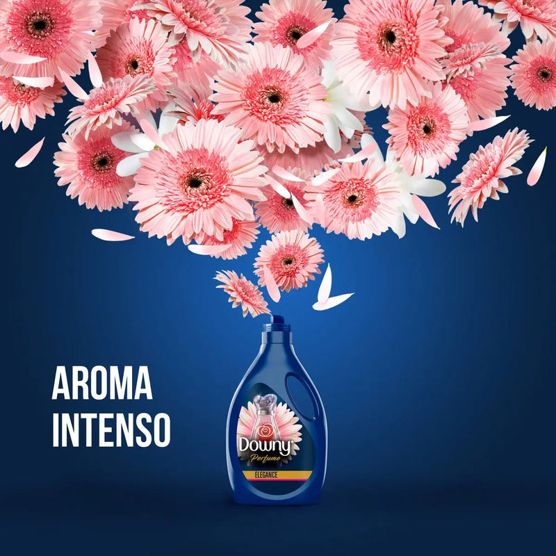 Suavizante Downy Elegance, Perfume Sofisticado Con Notas Florales, 2.6l
