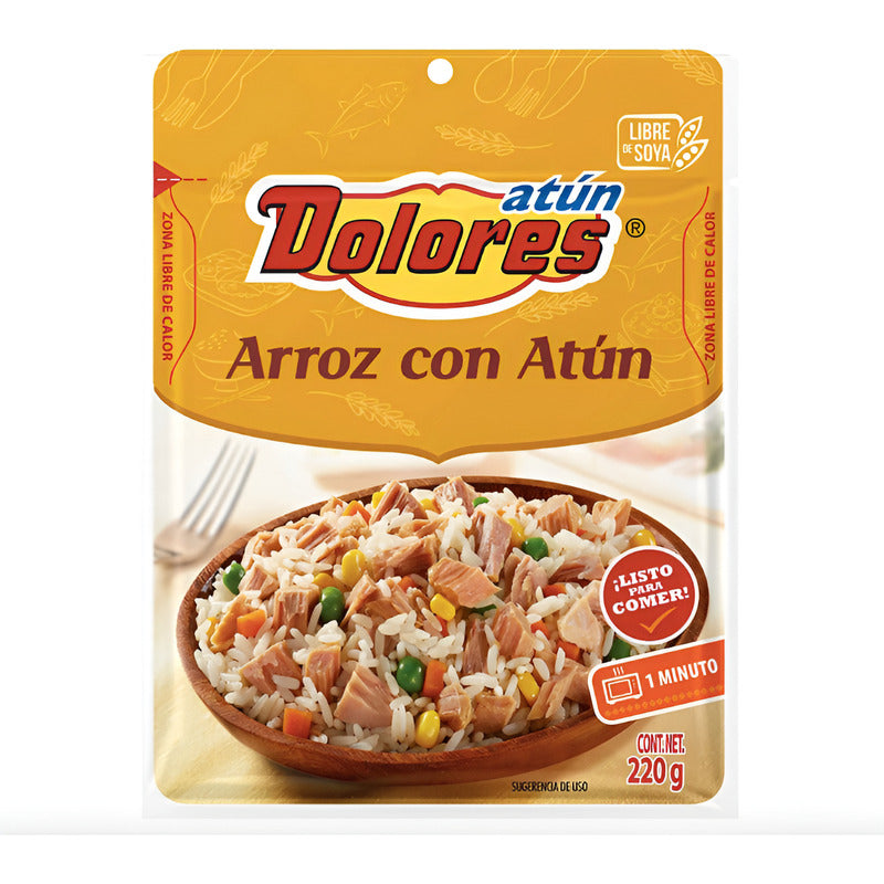 Atún Con Arroz Dolores Listo Para Comer 3 Piezas De 220gr