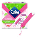 Tampones Saba Super V-compact Flujo Abundante 3 Paq De 10 Pz