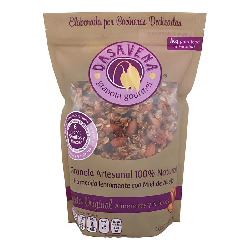 Granola Gourmet Artesanal Dasavena 1kg 100% Natural Y Rica