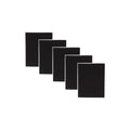 Placa De Fomi Color Negro 5 Piezas De 21x27cmx2mm