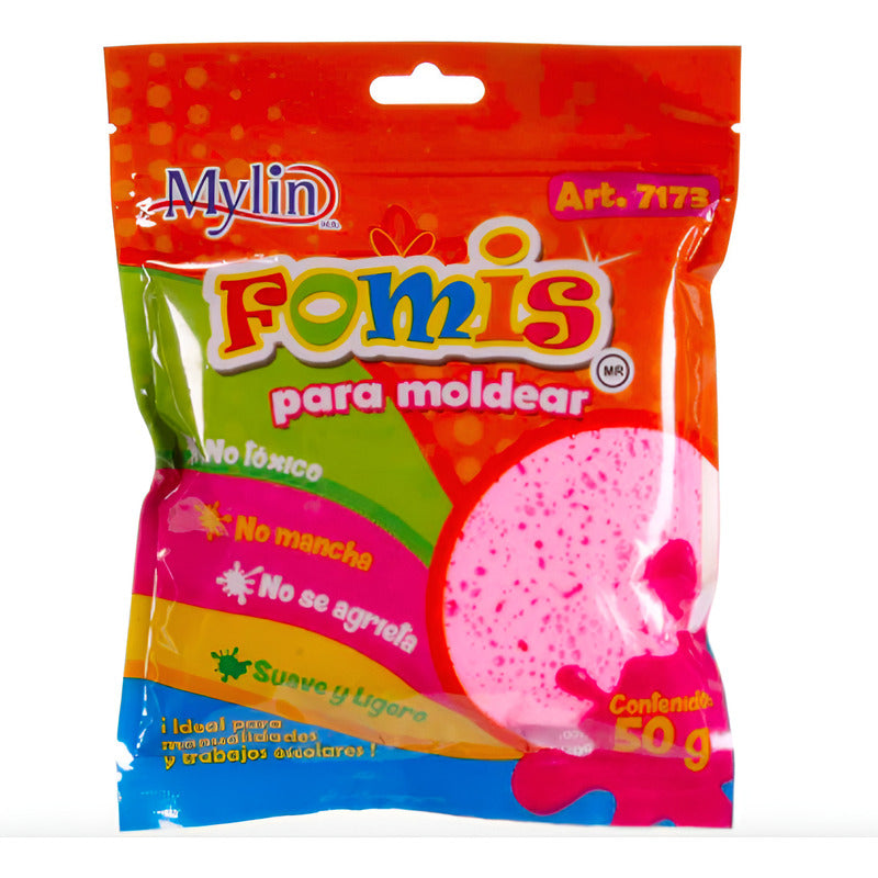 Fomi Suave Moldeable Color Fiusha 1 Pieza De 50g Fiusha