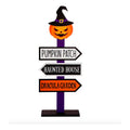 Letrero Con Base Para Halloween De 50 X 20 X 7cm 1 Pieza Halloween