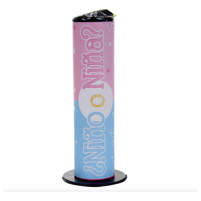 Humo Para Revelación De Sexo Bebe Color Azul 10x4cm 3 Piezas Azul