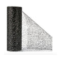 Encaje Con Diamantina Color Negro 1 Carrete De 15cm X 5m Negro