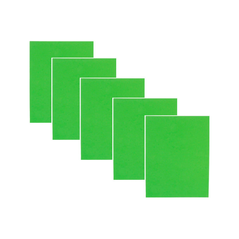 Placa De Fomi Color Verde Lima 10 Piezas De 21x27cmx2mm