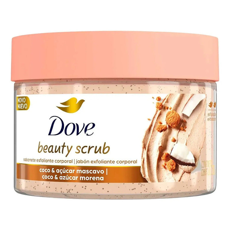 Dove Scrub Exfoliante Corporal Coco Y Azucar Morena (2pzs) Coco