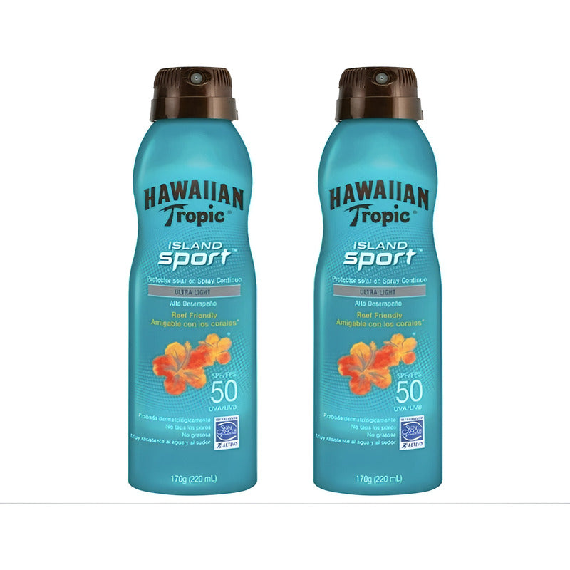 Protector Hawaiian Tropic Island Sport Fps 50 2 Pzs De 220ml
