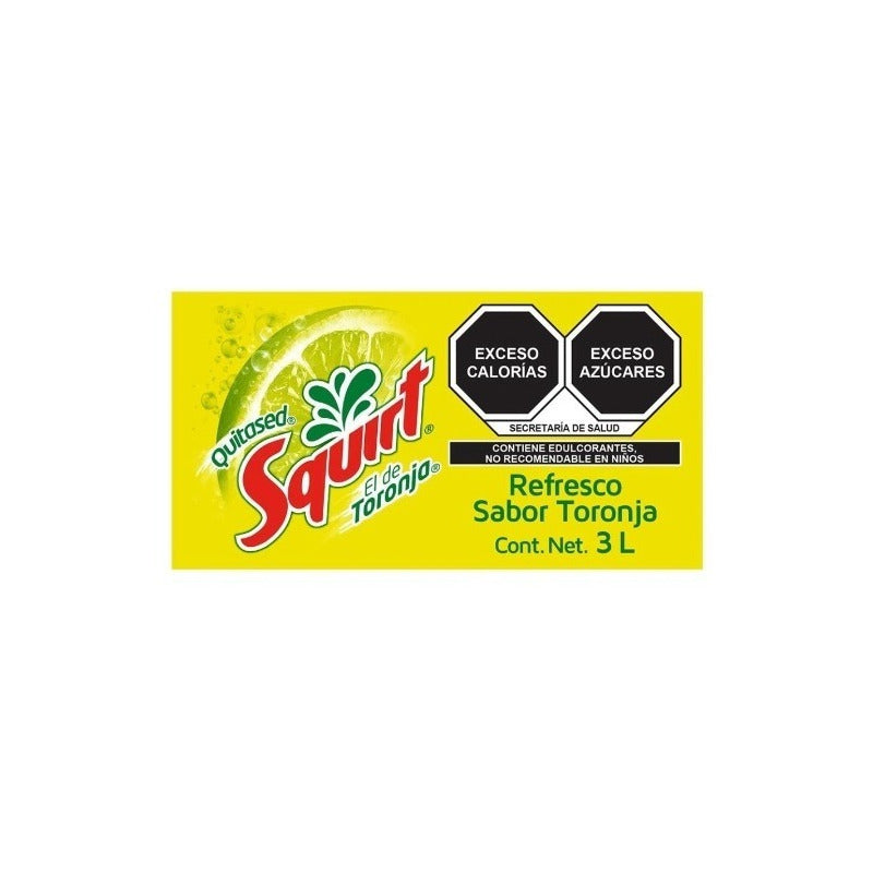 Refresco Squirt Sabor Toronja 6 Pz De 3 L