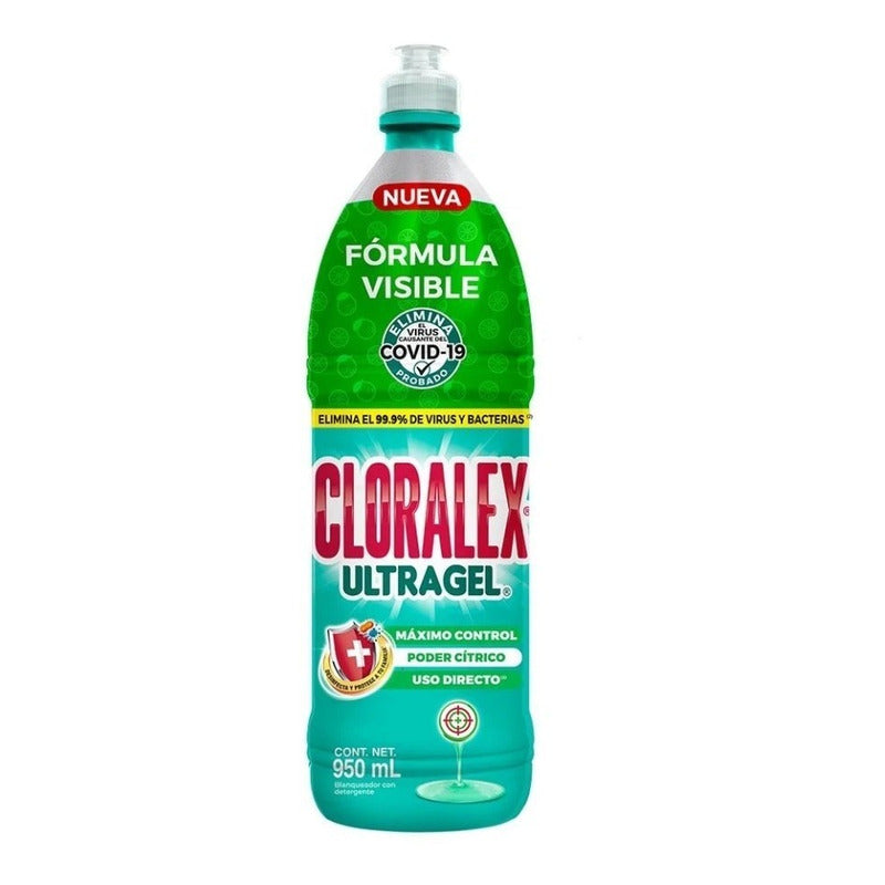 Blanqueador Con Detergente Cloralex Ultra Gel Cítrico 950ml