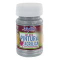 Pintura Acrílica Metálico 35ml Plata Brillante