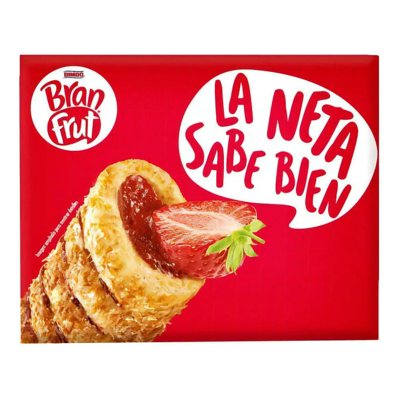 Barras De Hojaldre Bimbo Bran Frut Sabor Fresa ( 24 Piezas )