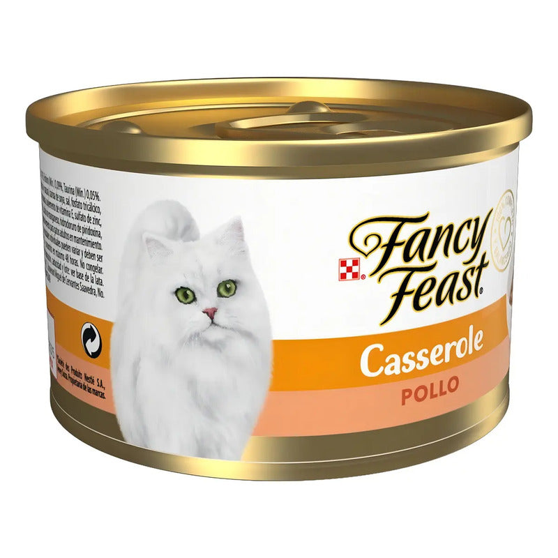 Alimento Húmedo Gato Adulto Fancy Feast Casserole Pollo 85g