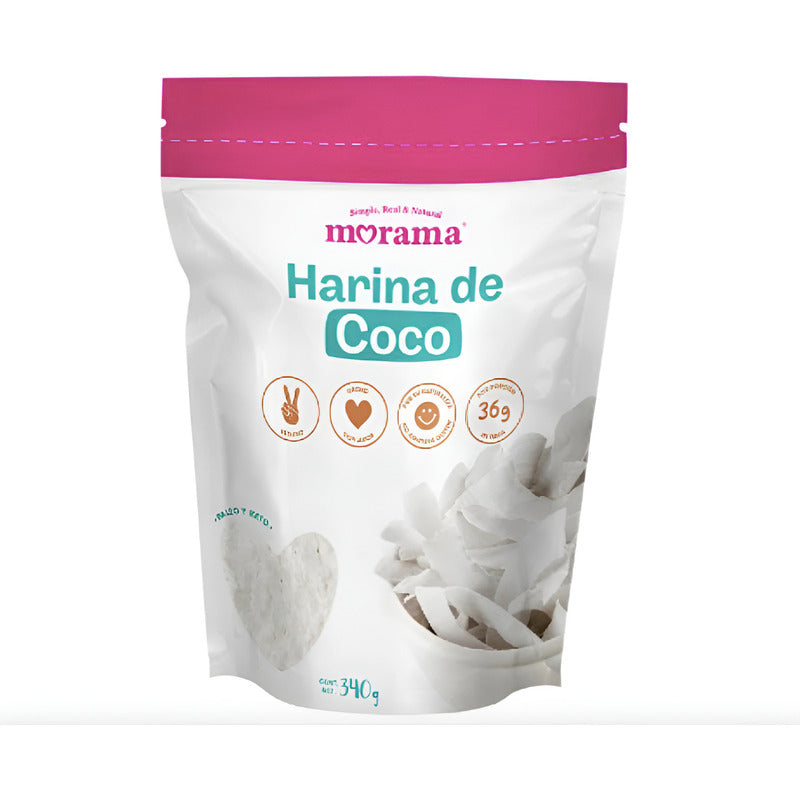 Harina De Coco Morama 1 Pieza De 340gr