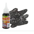 Diamantina Pegamento Brilla Pega Color Negro 6 Pz De 50ml Negro