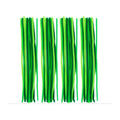 Limpia Pipas Natural Surtido Tonos Verdes De 30cm 45pz
