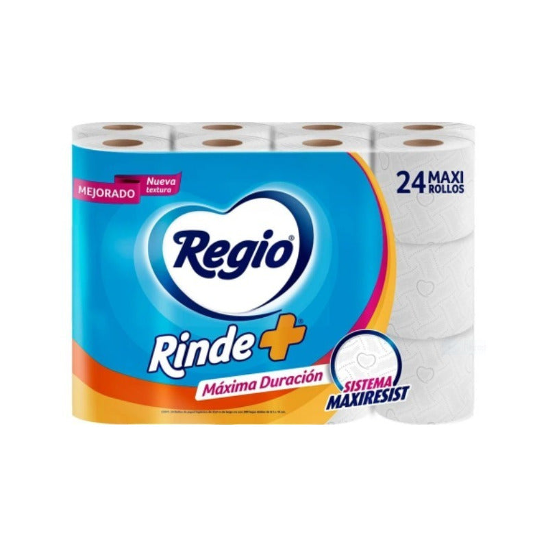 Papel Higiénico Regio Rinde + 24 Maxi Rollos