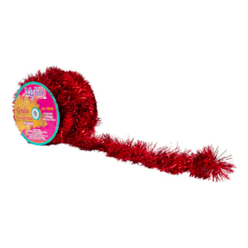 Escarcha Color Rojo Mate 1 Carrete De 9cm X 25m