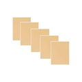 Placa De Fomi Color Marfil 10 Piezas De 21x27cmx2mm