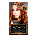 5 Pzas De Tinte Para Cabello L'oréal Paris Preference 7.34 7.34